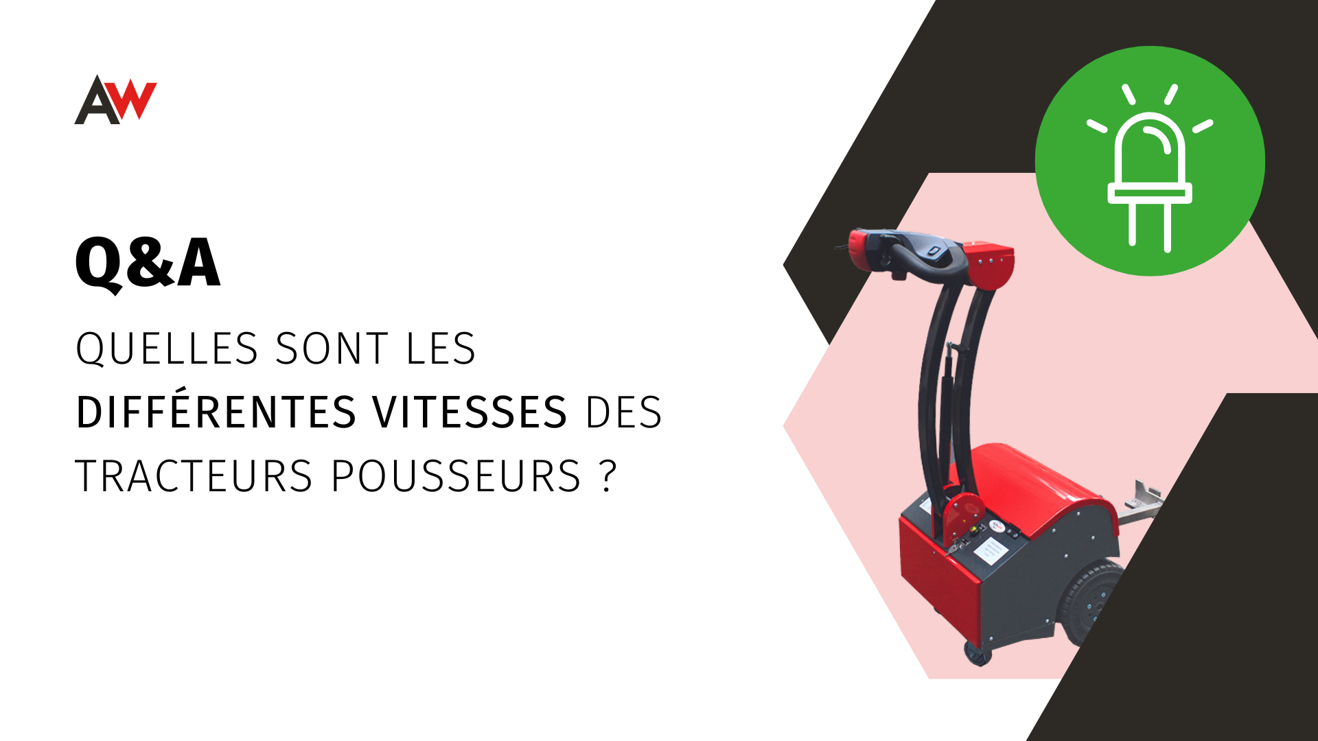 Boutons et vitesses tracteurs pousseurs