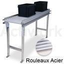 CONVOYEUR EUROSAVE ROULEAUX ACIER PAS 60 MM