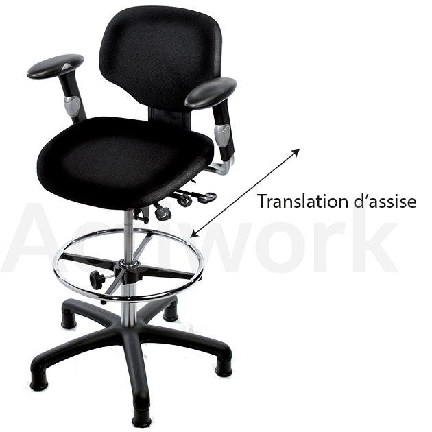 SIEGE ACTIV ASSISE REGLABLE EN PROFONDEUR