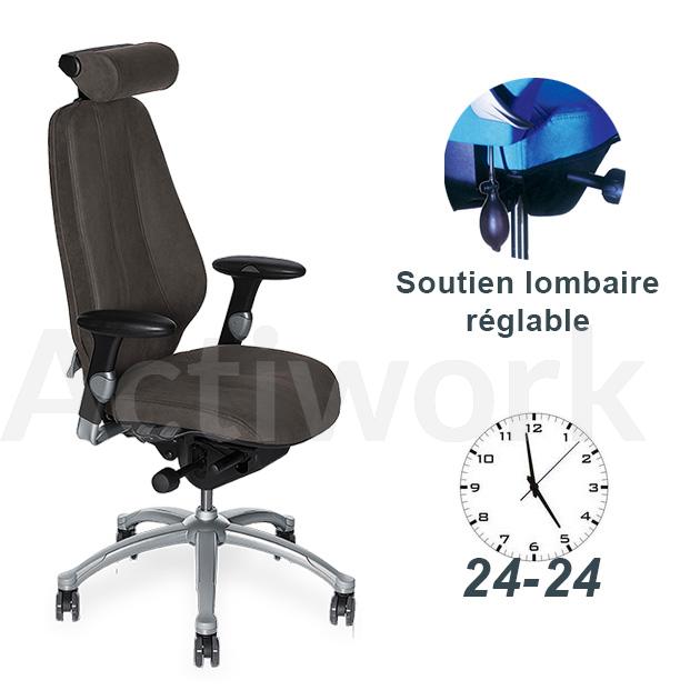 SIEGE FAUTEUIL ERGO 300/400 24H SUR 24H - SOUTIEN LOMBAIRE