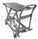 [CL53B003-O1] TABLE ELEVATRICE MANUELLE MOBILE SEMI INOX 250 KG