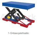 [CL53C013-K1] EMBASE PALETTISABLE POUR TABLE ELEVATRICE 2000 KG MAXIMUM ET 1500 X 1000 MM MAXIMUM