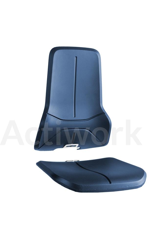 COUSSINS DE RECHANGES EN MOUSSE POLYURETHANE BLEUE NOIR POUR SIEGES SMART