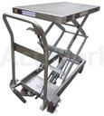 TABLE ELEVATRICE EUROSAVE MOBILE MANUELLE SEMI-INOX