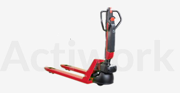 TRANSPALETTE ERGOLINE PLUS SEMI-ELECTRIQUE 1200 KG MADE IN EU - FOURCHES 2000 X 525 MM - CHARGEUR NON INCLUS