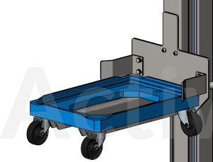 FOURCHE POUR PRISE DE CHARIOT ROLLS  POUR ACTILIFT 150