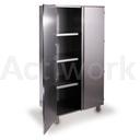 [CR37B002-I] ARMOIRE HAUTE INOX PORTES BATTANTES