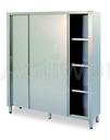 [CR37B002-Q] ARMOIRE INOX PORTES COULISSANTES