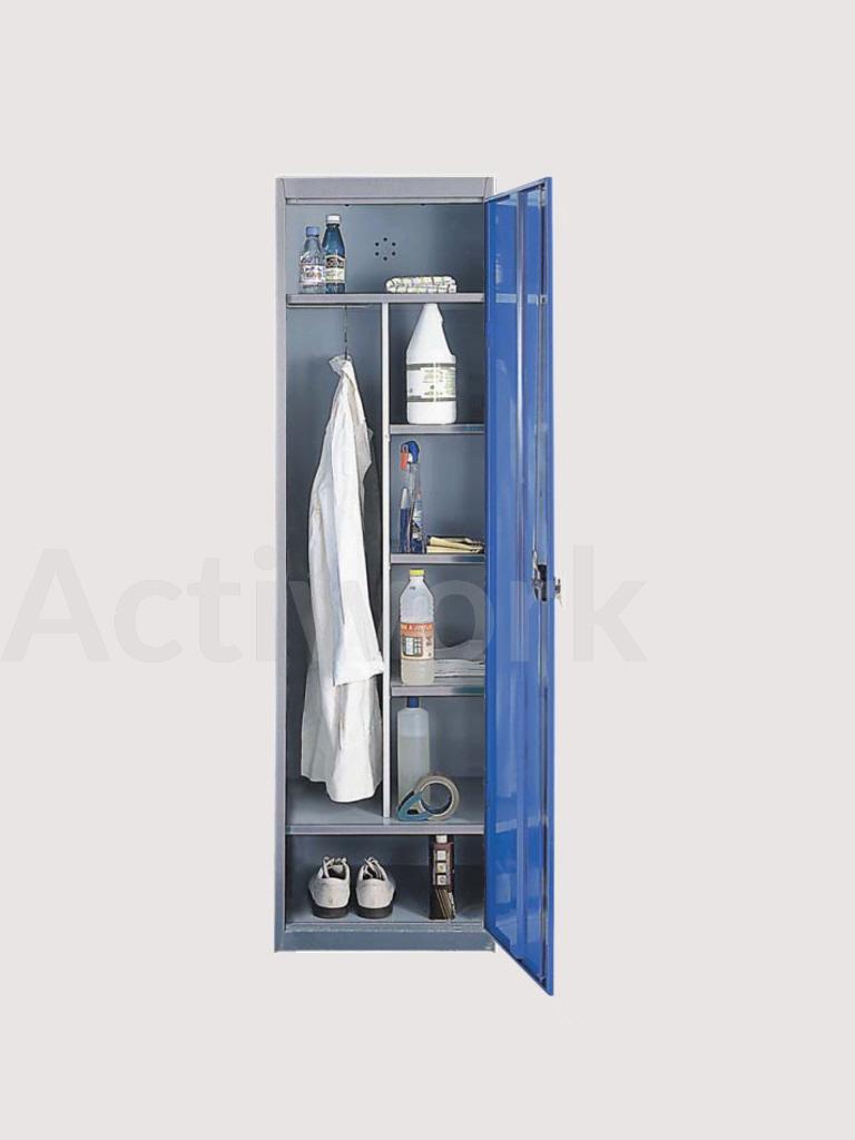 ARMOIRE ENTRETIEN COLLECTIVITE L 500 MM A MONTER - GRIS