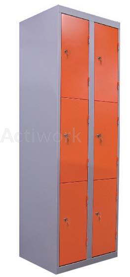 VESTIAIRE MULTICASES 1 COLONNE 3 CASES L 400