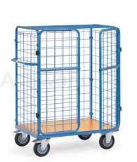 CHARIOT POUR COLIS CHARGE 500 KG 1000X700X1552 MM AVEC PORTES