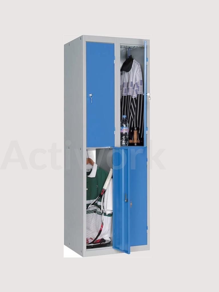 VESTIAIRE SPORT 1 COLONNE 2 CASES