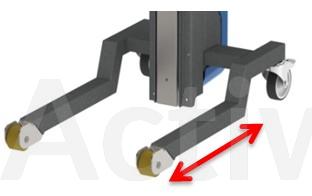 OPTION LONGUEUR SPECIALE LONGERONS POUR ACTILIFT 150/300