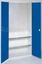 [CM04H003-E] ARMOIRE COMBINEE A PORTES PERFOREES 1950 X 1000 X 410 MM - BLEU RAL 5010