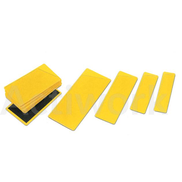 LOT DE 50 PORTE-ETIQUETTES MAGNETIQUES 100 X 30 MM