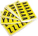 [CR30C018-I] LETTRES ADHESIVES - 38 X 90 MM - LOT DE 26 LETTRES