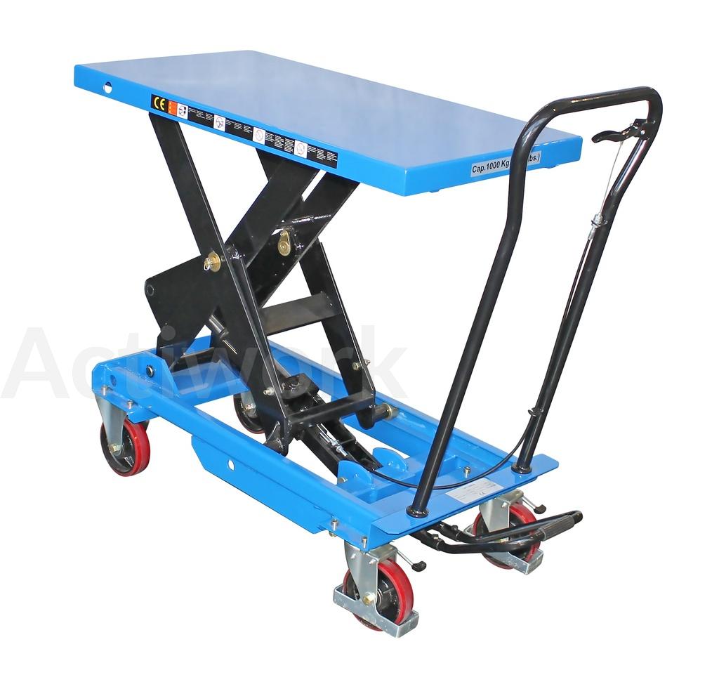 TABLE ELEVATRICE MANUELLE MOBILE 1000 KG