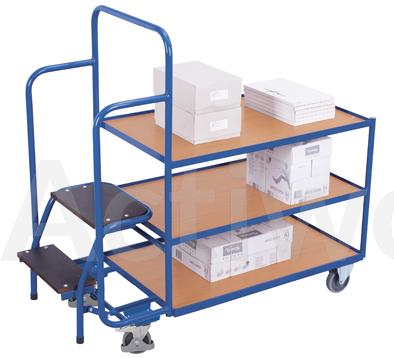 🚚CHARIOT DE PREPARATION COMMANDES  3 PLATEAUX 985 X 605 MM