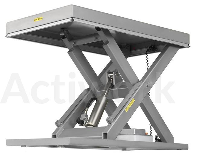 TABLE ELEVATRICE INOX ACTILEVEL 500 KG - 950 X 650 MM