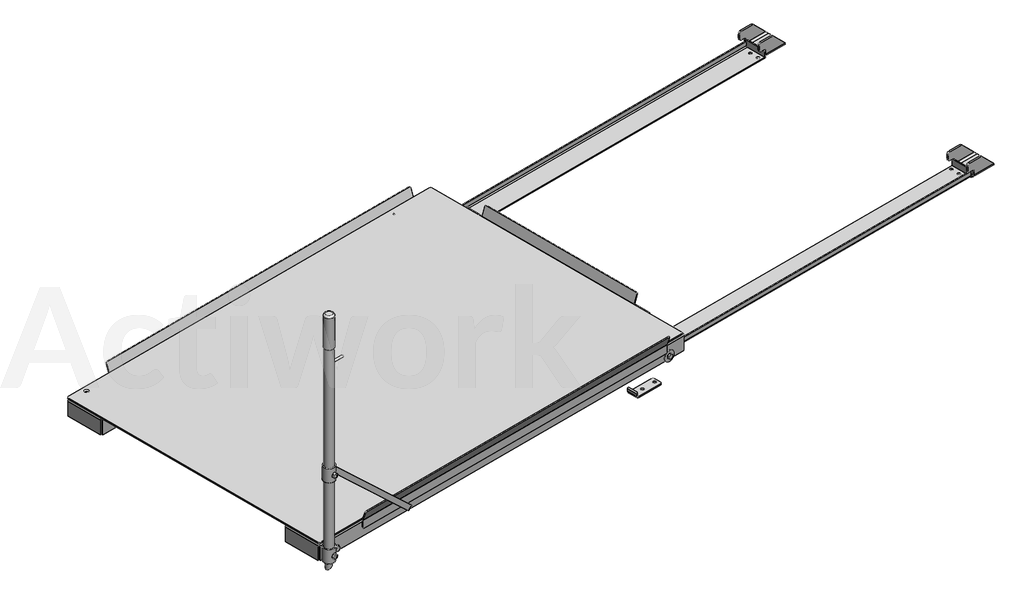 FOND TOLE POUR TIROIR A PALETTES 800 x 1200 MM AU SOL