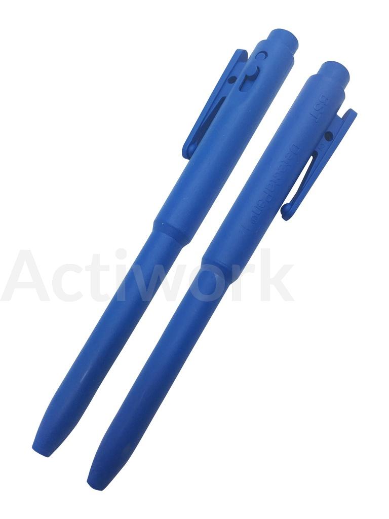 STYLO DETECTABLE STD CORPS BLEU ENCRE BLEU AVEC CLIP