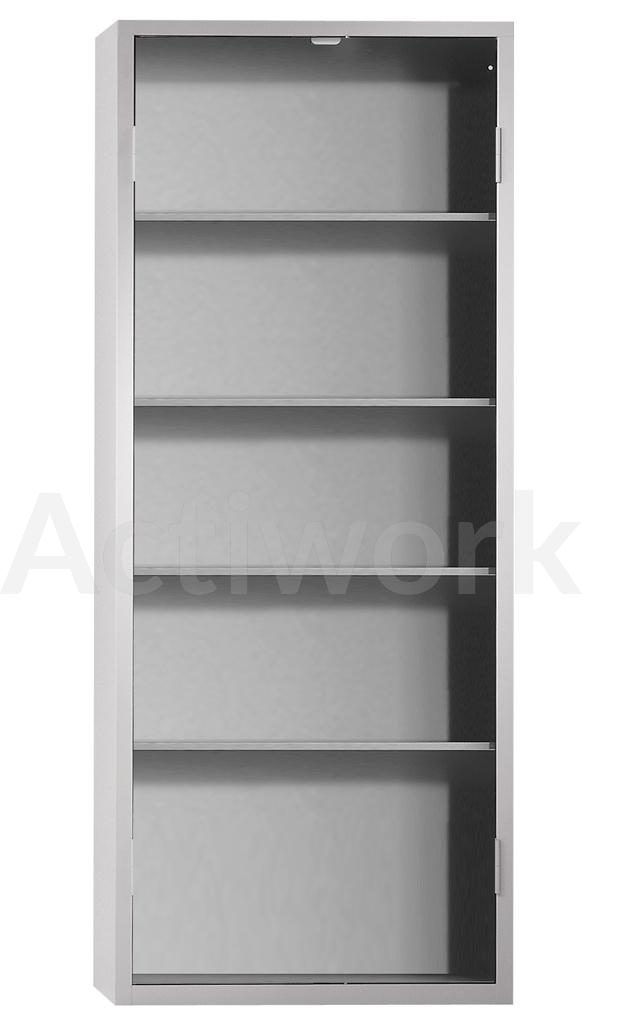 ARMOIRE A BACS SANS PORTES H 1600 MM - 4 TABLETTES