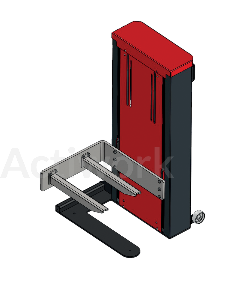 EMP200 Empileur pneumatique 200kg - version fixe - latéral droit