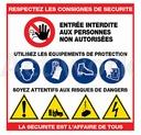 AFFICHAGE DES CONSIGNES DE SECURITE