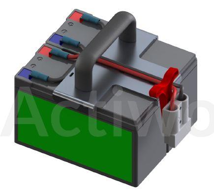 KIT BATTERIE SUPPLEMENTAIRE POUR KIT BATTERIE INTERCHANGEABLE AGM POUR ACTILIFT PLUS 80