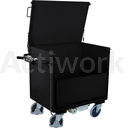 [CL51C006-BC] BW600 Chariot motorisé 500 kg - caisse bois - 1 paroi 1/2 rabattable 990 x 690