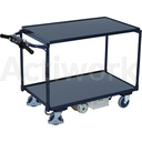 [CL51C006-BV] BW600 Chariot motorisé 500 kg - 2 plateaux bois 1000 x 600