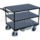 [CL51C006-CC] BW600 Chariot motorisé 500 kg - 3 plateaux bois 1200 x 800