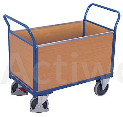 🚚CHARIOT 4 RIDELLES BOIS 850 X 450 MM