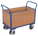 [CL51A002-JA] 🚚CHARIOT 4 RIDELLES BOIS 850 X 450 MM