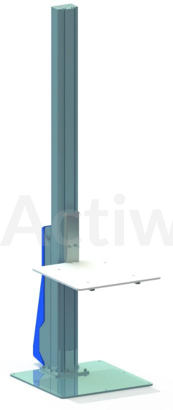 COLONNE DE LEVAGE ELECTRIQUE ACTILIFT PLUS 80 KG -  FIXE AU SOL - ACIER PEINT