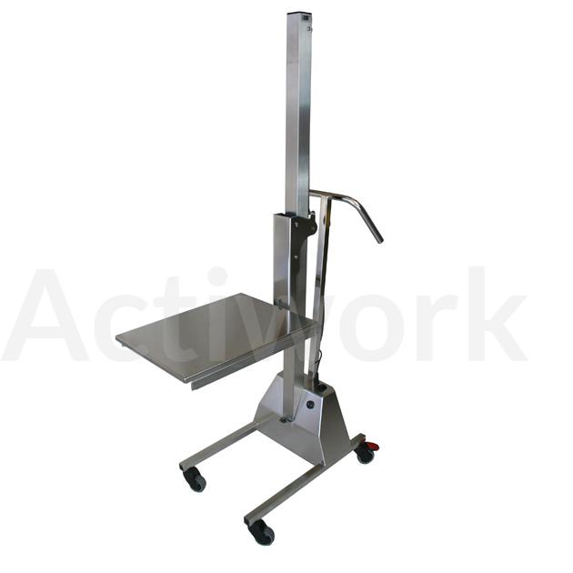 MINI GERBEUR INOX  - 80 KG MÂT RALLONGE