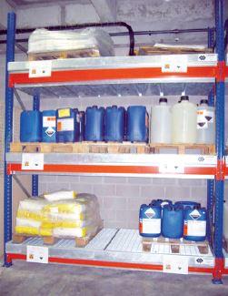 BAC GALVA POUR RACK DE STOCKAGE 1000 L