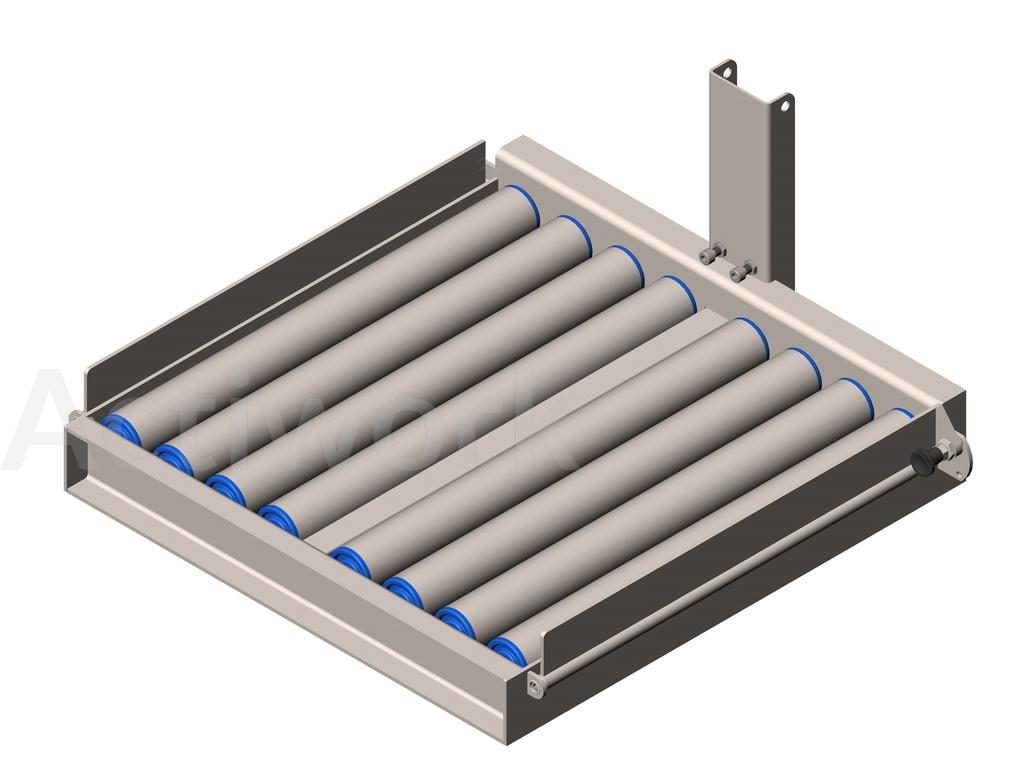 PLATEAU A ROULEAU TRANSVERSALE AVEC BUTEES -  POUR ACTILIFT PLUS 80