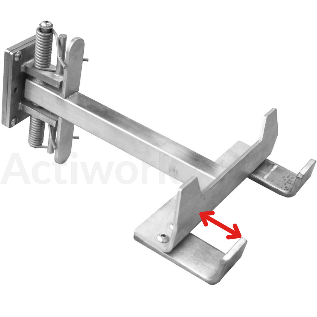 ACCESSOIRE TM15 : Crochet modulaire inox (U profondeur sp)