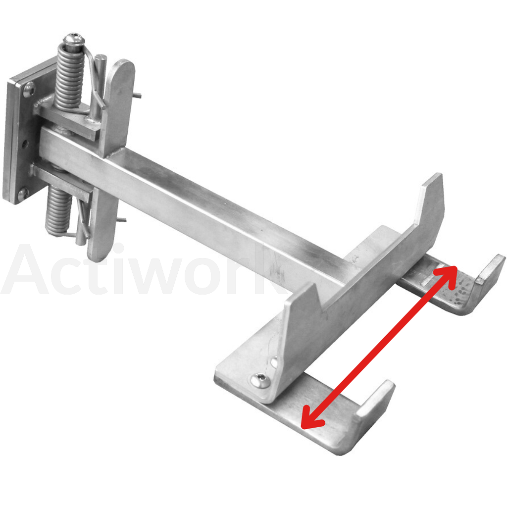 ACCESSOIRE TM15 : Crochet modulaire inox (U largeur sp)