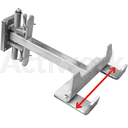 [CL51E400CONF-B4] ACCESSOIRE TM15 : Crochet modulaire inox (U largeur sp)