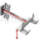 [CL51E400CONF-B5] ACCESSOIRE TM15 : Crochet modulaire inox (Bras hauteur sp + Bras longueur sp)