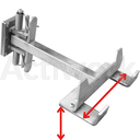 [CL51E400CONF-B7] ACCESSOIRE TM15 : Crochet modulaire inox (Bras hauteur sp + U largeur sp)