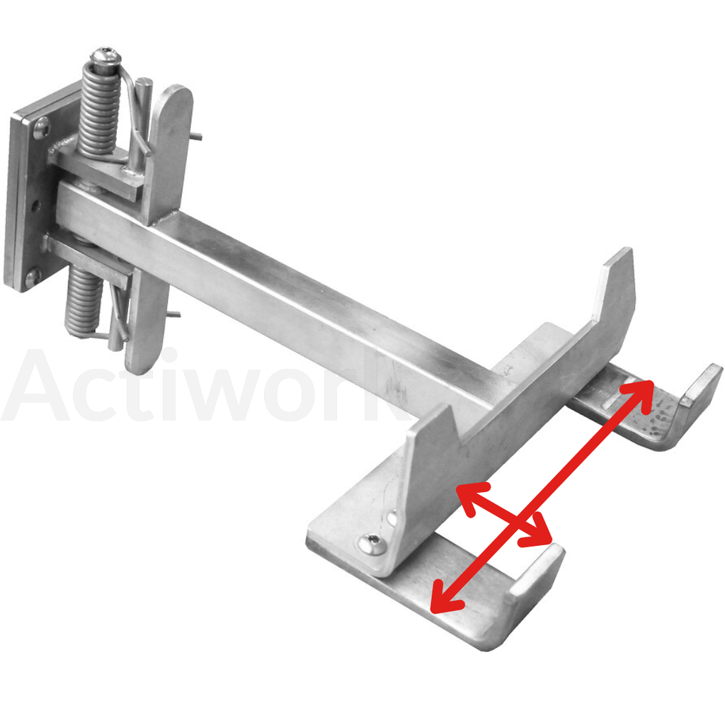 ACCESSOIRE TM15 : Crochet modulaire inox (U profondeur sp + U largeur sp)