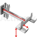 [CL51E400CONF-B11] ACCESSOIRE TM15 : Crochet modulaire inox (Bras hauteur sp + Bras longueur sp + U profondeur sp)