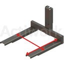 [CL50C1200CONF-A3] ACCESSOIRE AF80 : Fourches (Longueur sp + Écartement sp)