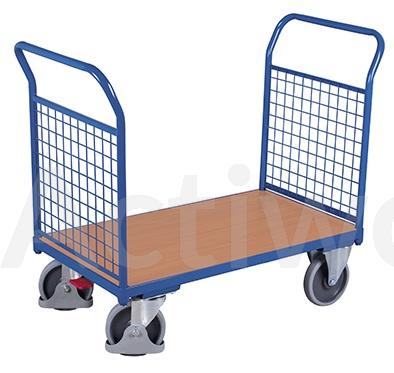 🚚CHARIOT 2 RIDELLES GRILLAGEES 850 X 500 MM