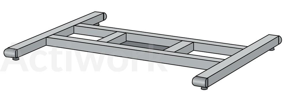 EMBASE 950 X 750 MM POUR FIXATION COLONNE GAMME LP