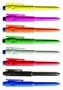 [CS74A008-A2] STYLO DETECTABLE J850 CORPS BLEU ENCRE GEL ROUGE AVEC CLIP